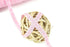 Pink Lace Like Elastic Trim 1/2 inch width x 10 yards
